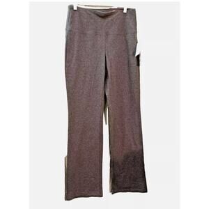 RBX Activewear Charcoal Gray Legging /Pants Tummy Control Medium Flare Bootcut